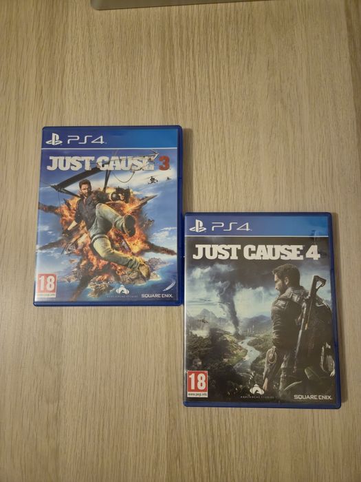 2 jogos PS4 Just Cause 3 e 4 ótimo estado