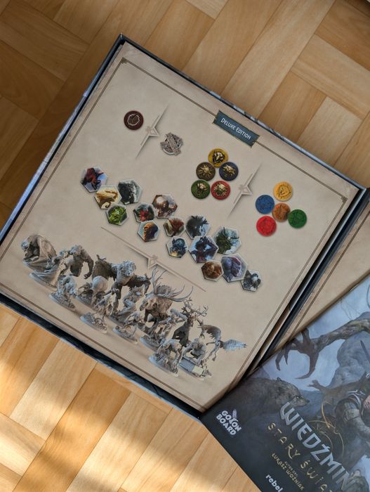 Wiedźmin Stary Świat Deluxe + Kickstarter + Eredin + Metalowe Monety