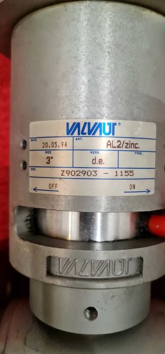Zawór pneumatyczny 3 " VALVUET+manszety i uszczelki