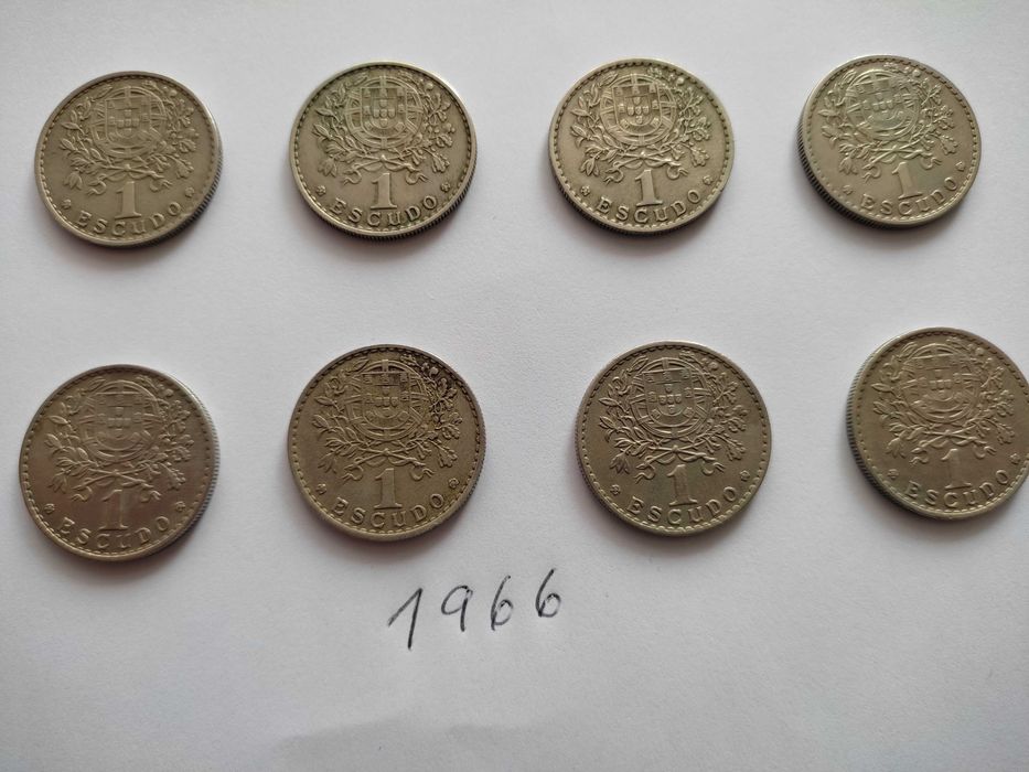 moedas da republica- 1 escudo 1966