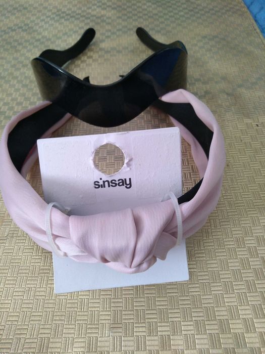 Opaska do włosów różowa