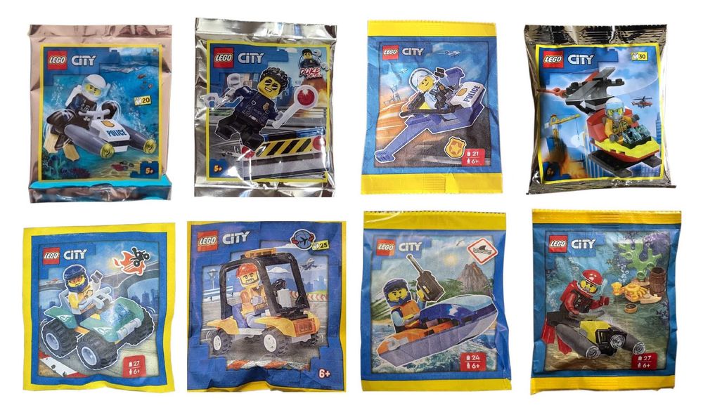 LEGO City zestaw foilpack 8 szt. - C22