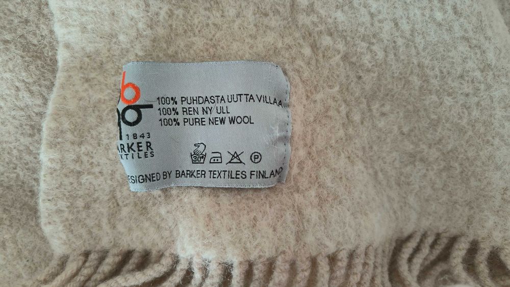 Плед 100 % шерсть (116х103 см)