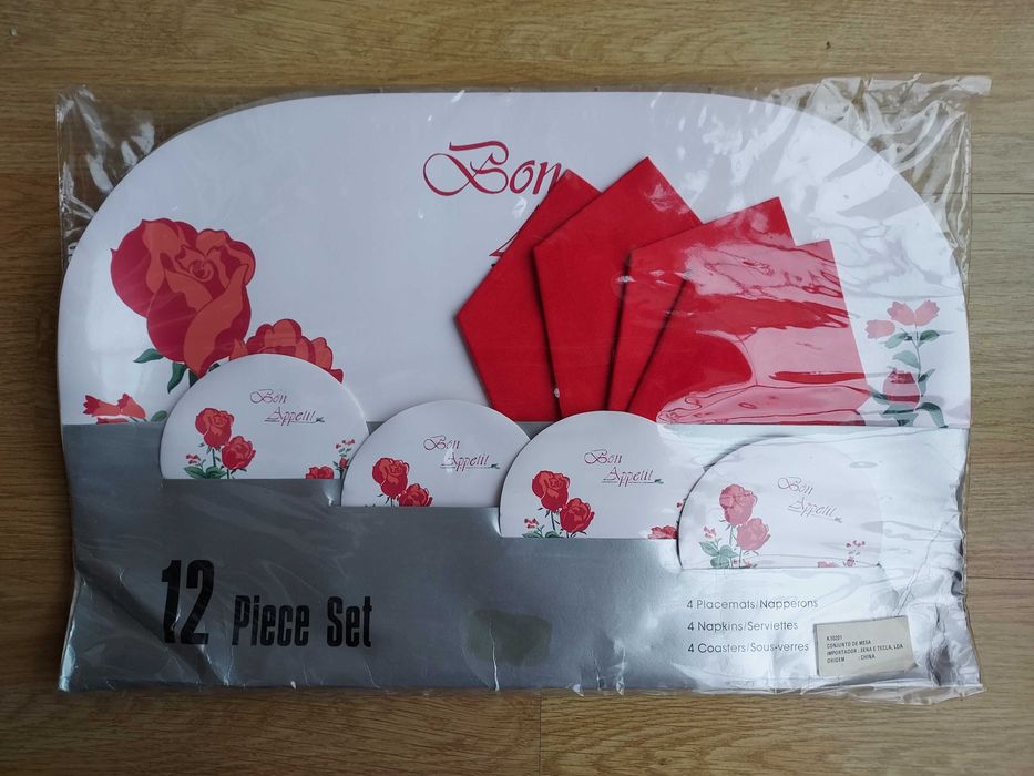 Conjunto de Mesa - Individuais estampado
