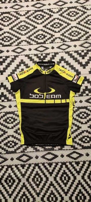 BobTeam koszulka kolarska z krótkim rekawem Colors czarny