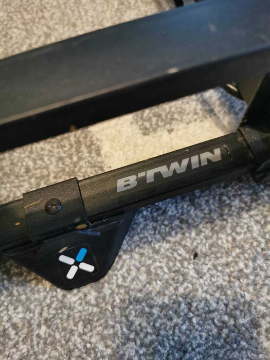 Bagażnik rowerowy na hak, uchylany 3 rowery, BTWIN 13 pin zamek