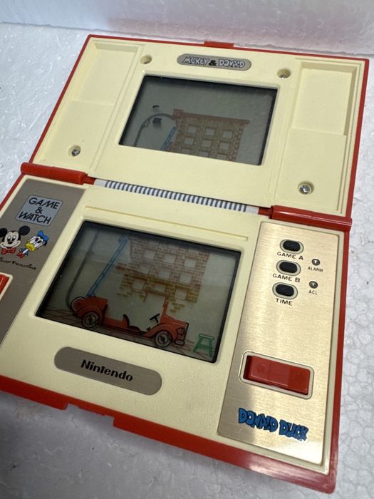 N1904 任天堂 GAME&WATCH MICKEY&DONALD Nintendo Game & Watch Mickey & Donald DM-53 Made in Japan