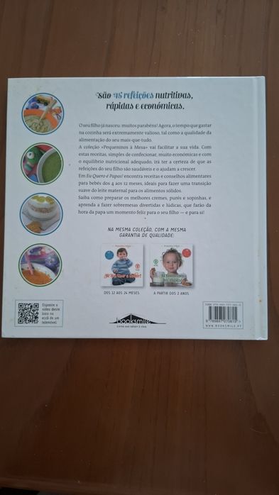 Livro de receitas para bebés