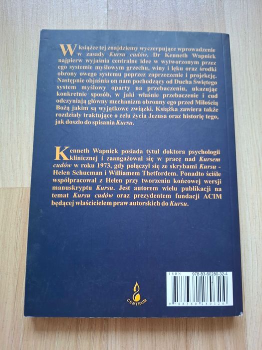 Ogólne wprowadzenie do kursu cudów Kenneth Wapnick