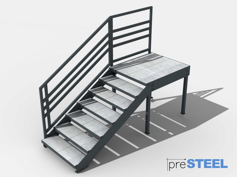 Schody/Balustrady stalowe