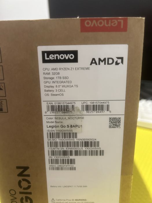 Lenovo Legion GO S Z1E 32Gb/1Tb