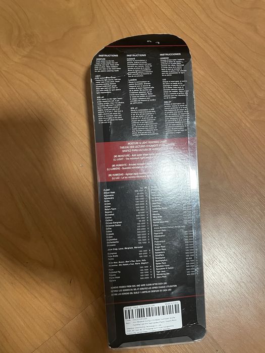 Medidor de humidade, agua, ph, luz solar plantas