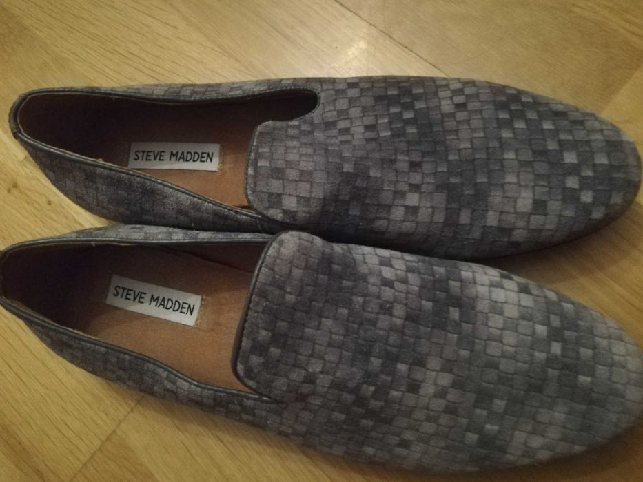 Buty pantofle mokasyny Steve Madden wsuwane  skóra ze skó 42 43