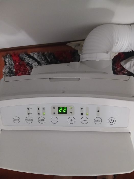 Ar Condicionado Portátil BECKEN BAC4255 (23 m² - 12000 BTU - Branco)