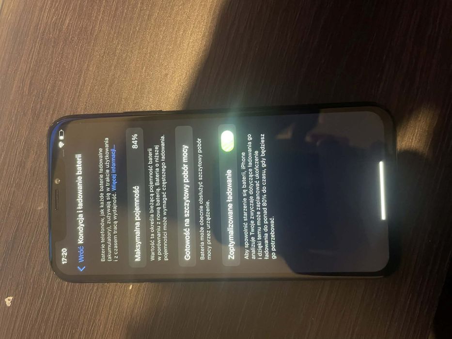 iPhone XS czarny 84%