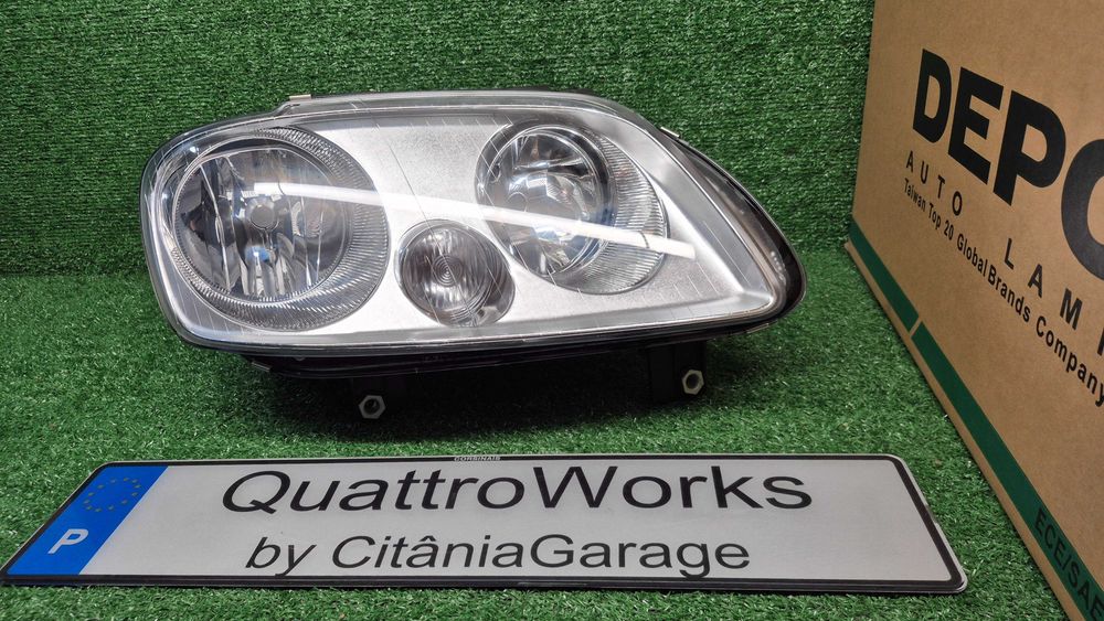 Otica Farol Frente Direito VW Touran 1T Caddy III 2003 a 2015 Ref. 441-1193R-LD-EM NOVO DEPO