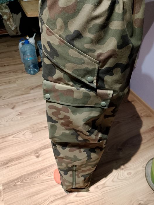 Ciemnozielone Khaki Spodnie Robocze Kamo Model 128