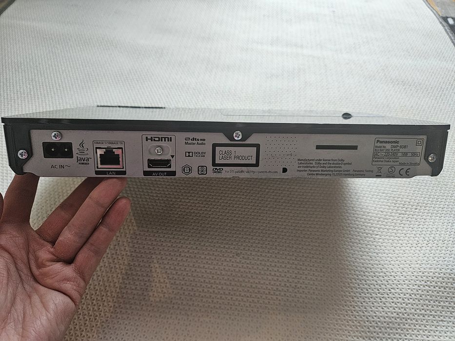 Bluray Panasonic DMP-8D81