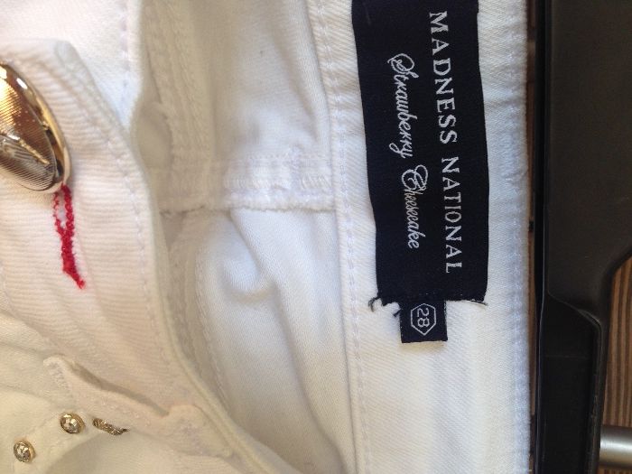 spodnie damskie białe