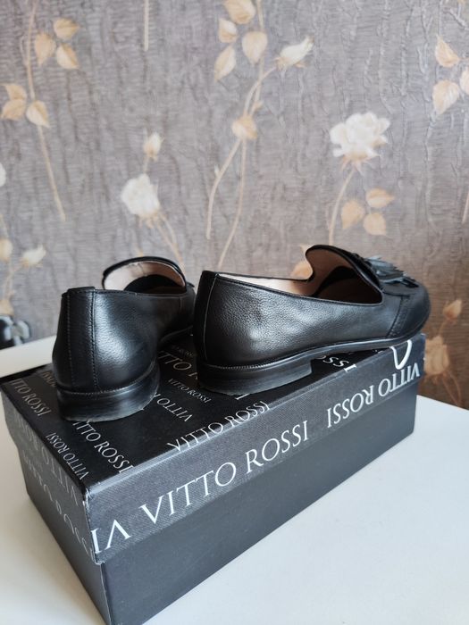Жіночі шкіряні лофери VITTO ROSSI (36р.)
