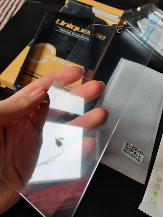 szkło hartowane z ramką do montażu/szkłem na aparat do Xiaomi note 9s