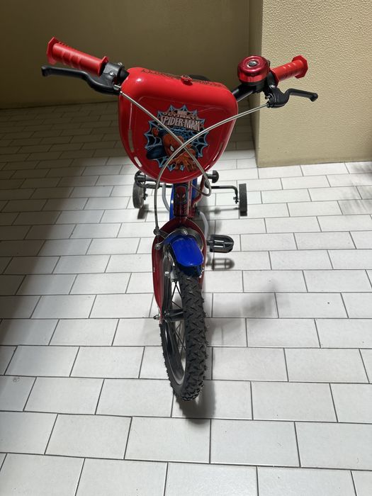 Bicicleta Criança 16” Spider-Man com Rodinhas