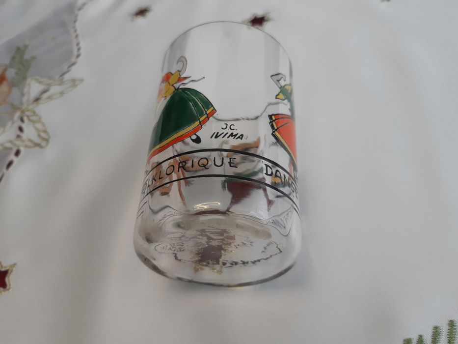 Copo policromado "O Vira" (Portugal) séc. XX