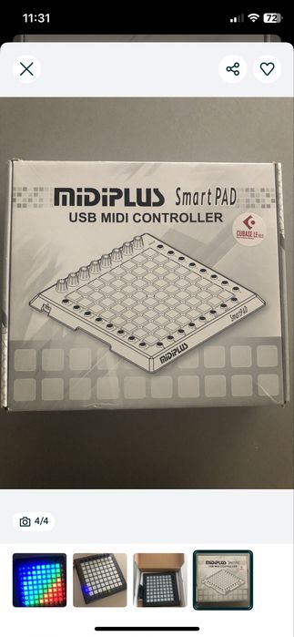 Midiplus smartpad controller sampler kontroler