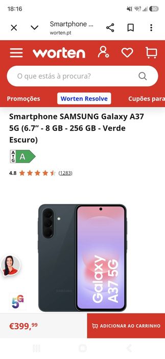 Samsung a 37 5 G