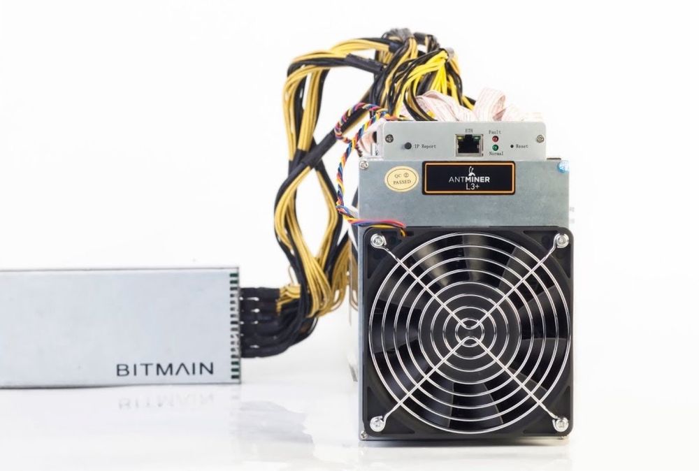 Майнер асік Antminer L3+ 504 Мегахеш (2000-2200 грн на місяць доходу)