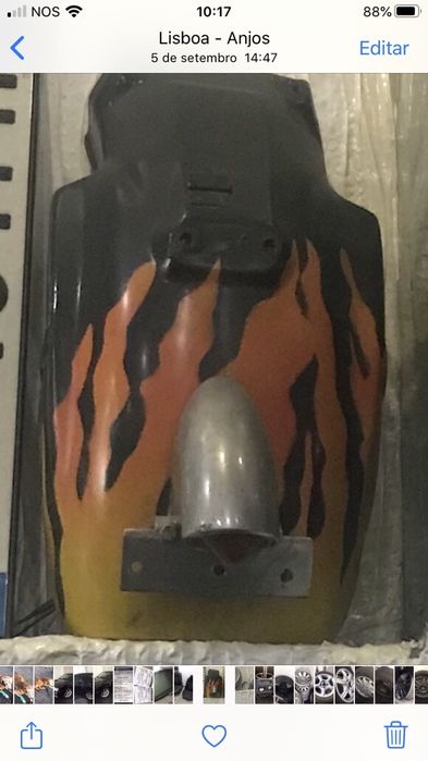 farol conta kilometros guardalma traseiro para choper bober cafe racer