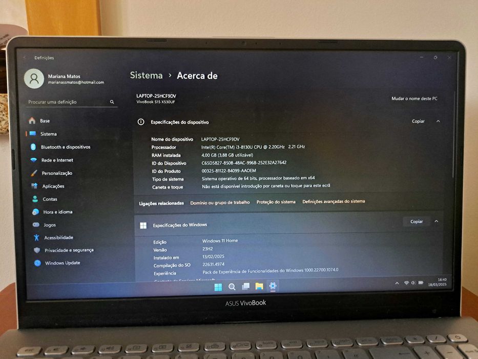 Asus VivoBook PC Muito BOM Estado.