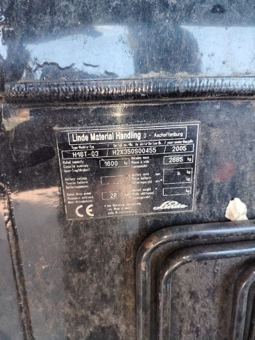 Wózek widłowy Linde H 16 T - 03