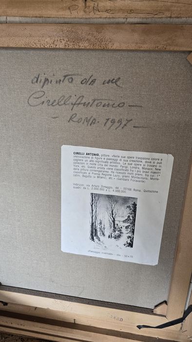 2 obrazy Antonio Cirelli - włoskiego artysty