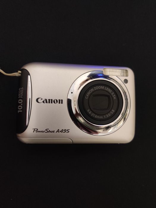 Canon PowerShot A 495 Silver Вінтажна Мильниця фотоапарат фотокамера