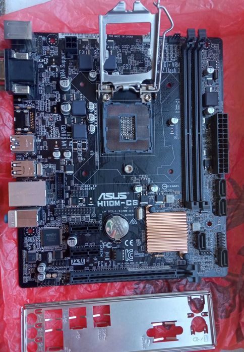 Материнская плата ASUS H110M-K, s1151/6-7-8-9 процы