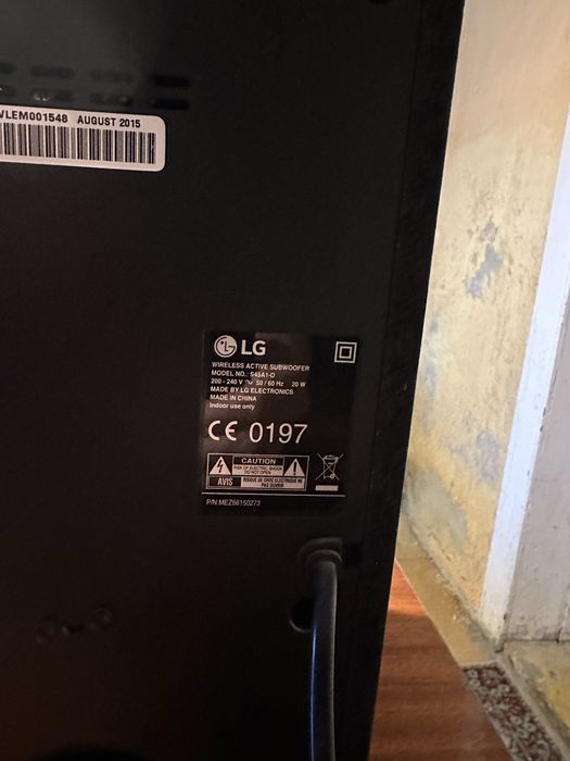 Soundbar LG LAC553B bluettot optical