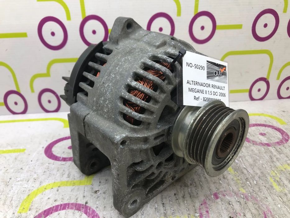 Alternador RENAULT MEGANE II 1.5 Dci Ref. 8200100907 - NO. 50290