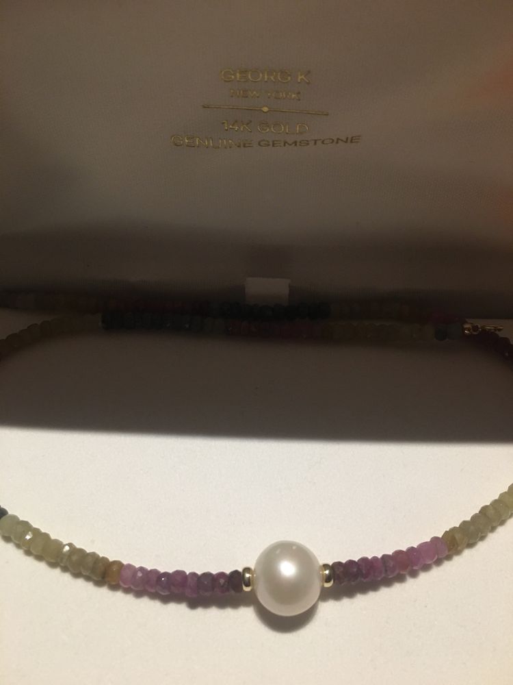 Naszyjnik z per Georg K New York Luba OLX.pl
