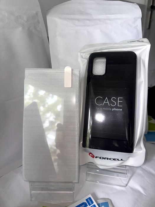 szkło hartowane 9H + etui czarne samsung A33 5G