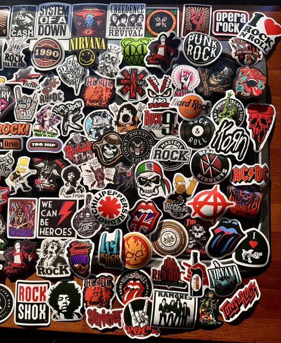 100 Stickers Rock