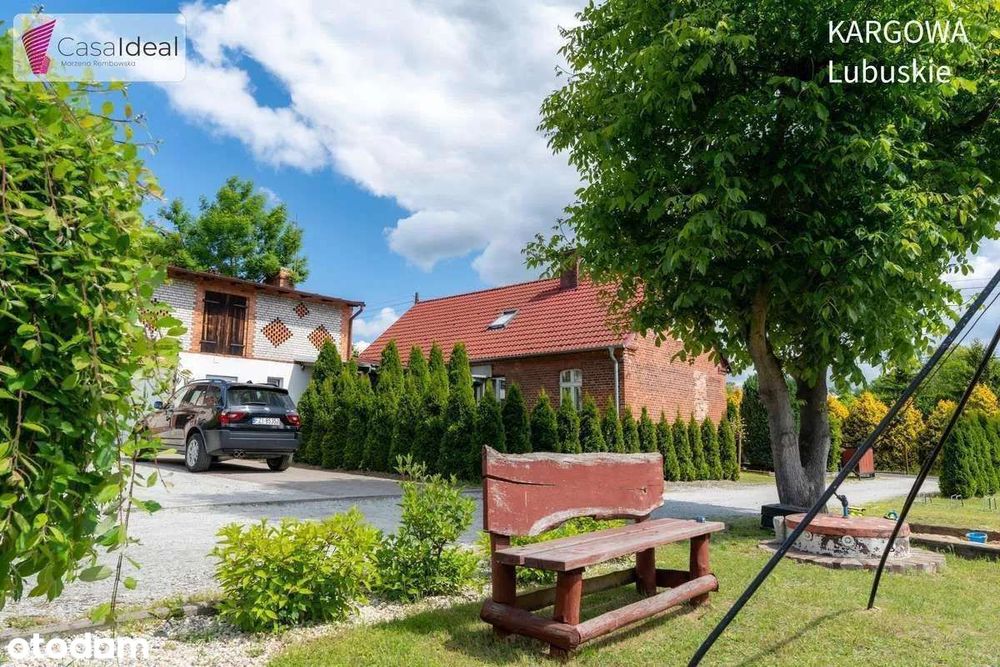 Na sprzedaż Komfortowy dom w Kargowej piękna działka+pełne wyposażenie