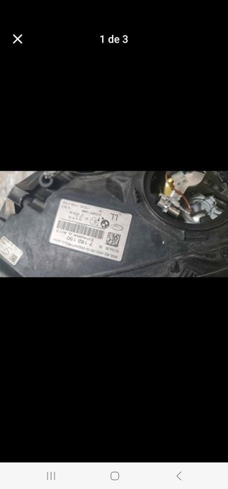 Farol direito Bmw serie 7