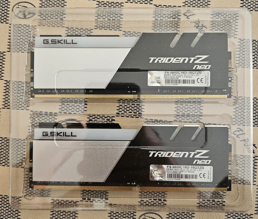 Gskill Trident Z Neo 16Gb (2×8Gb) 3600 cl16