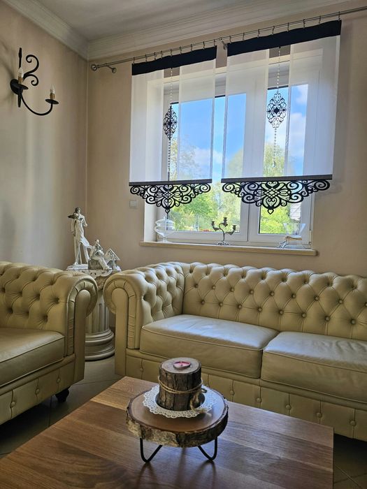Firany, ażury, rolety, nowoczesne - panel line glamour lux
