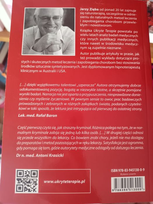 Książka Ukryte terapie J.Zięba