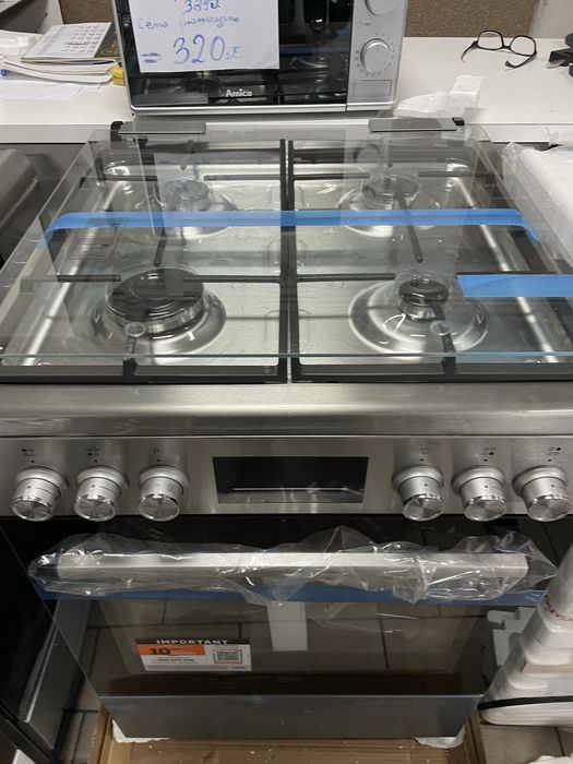 Kuchnia gaz-elektr. Beko Inox 60 cm. Sklep