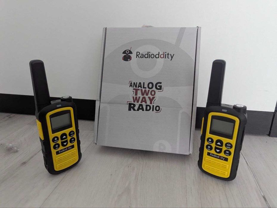 Комплект Рації Radioddity PR-T6 PMR446 комплект 2 шт акумуляторні із гарнітурою рации радиостанция walkie talkie для туризму охорони с гарнитурой