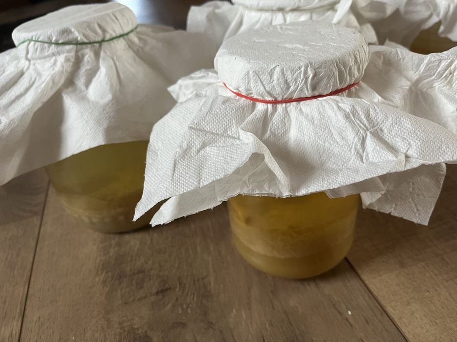 Domowy ocet jablkowy 0,5 l niepasteryzowany ekologiczny z papierowek