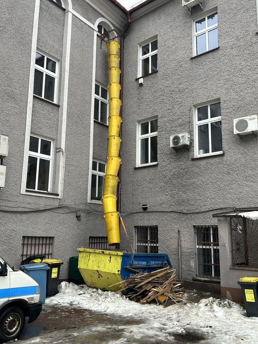 Wywóz odpadów kontenery transport